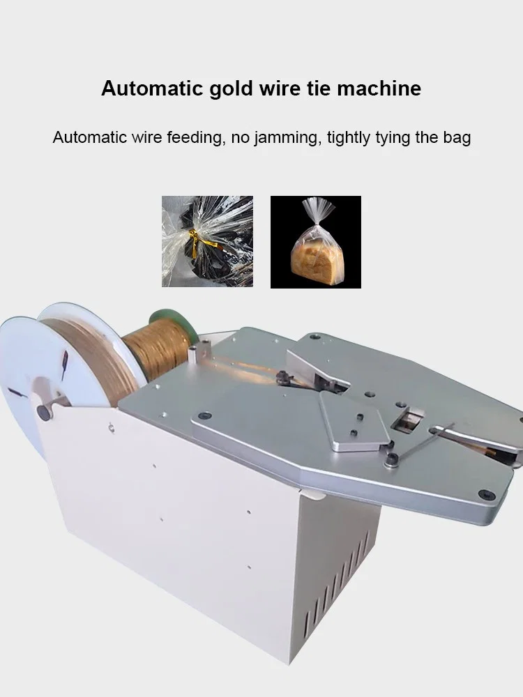 Mesin tali leher Twist Roti, Mesin Twist Tie, Mesin Pengikat Twist Makanan